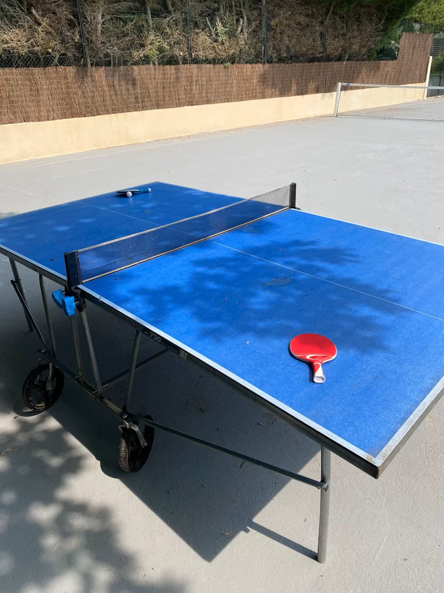 Table de ping-pong et jeux